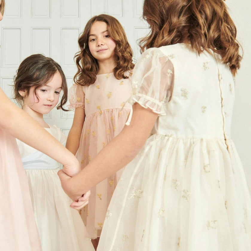 Ivory Gardenia Ceremony Girl Dress