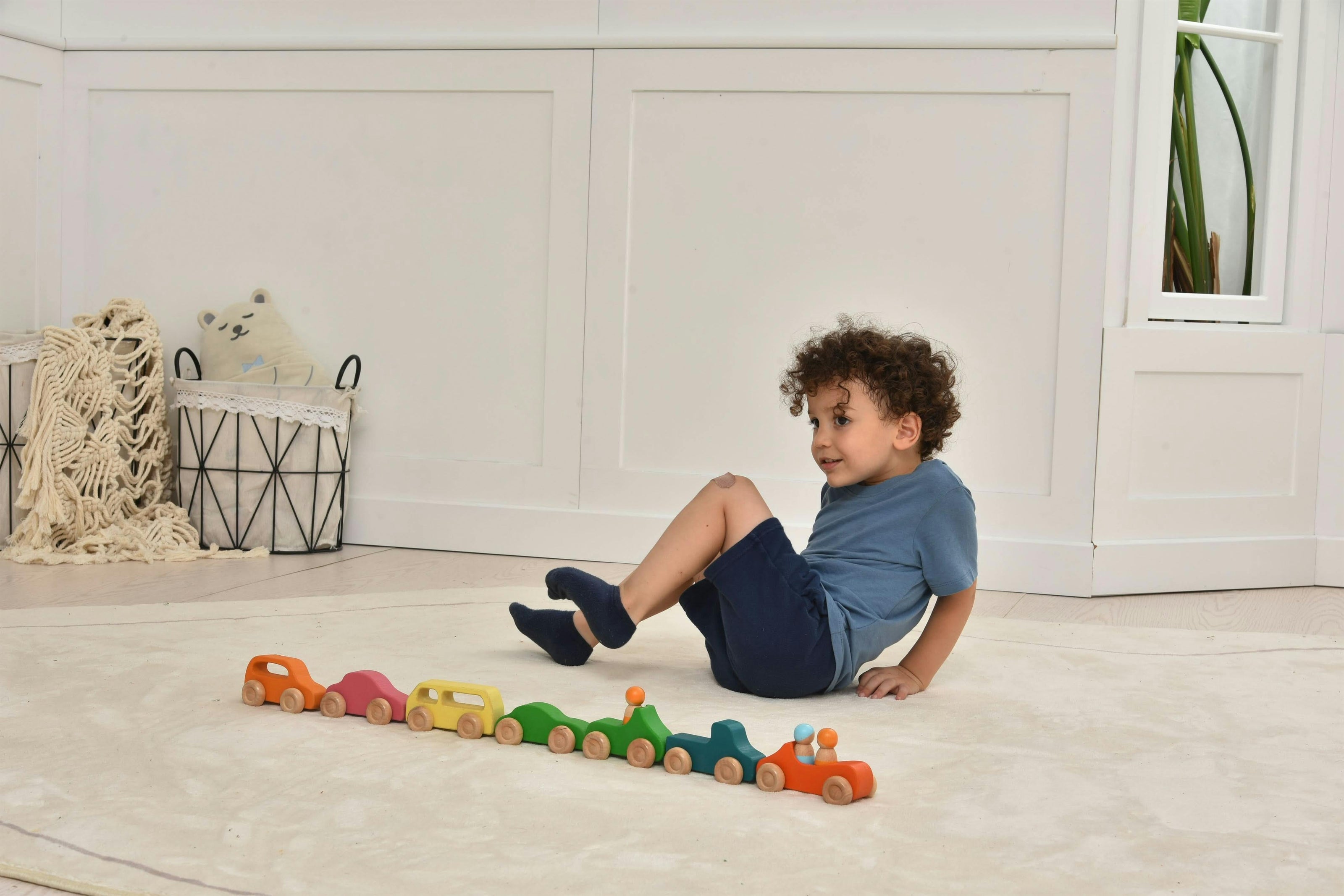 Wooden Car Toy set - 10 Piece Set