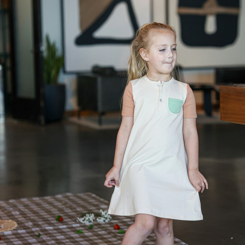 Sunshine Rainbows Short Sleeve Dress
