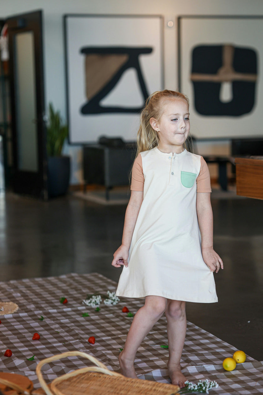 Sunshine Rainbows Short Sleeve Dress