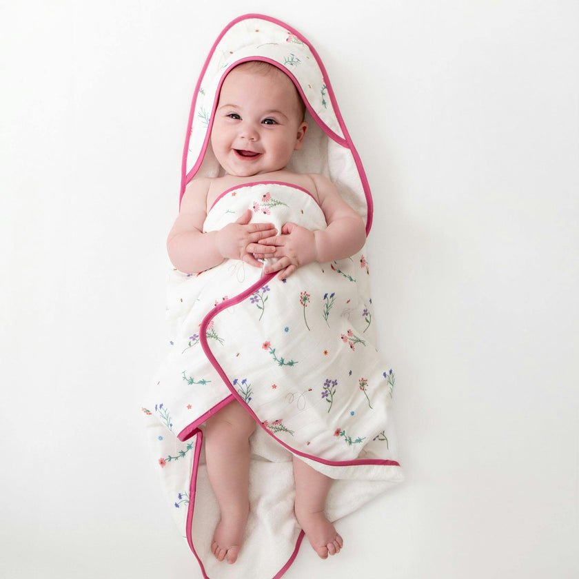 Wildflowers Hooded Towel Set