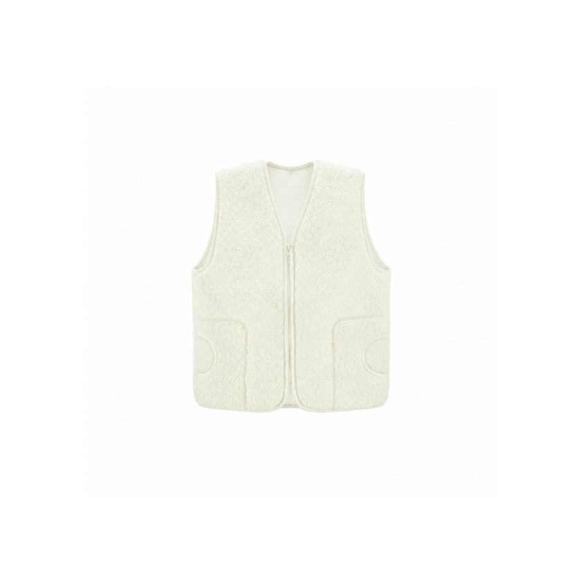 WOMEN'S WOOL VEST WITH LINING