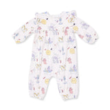 Spa Dogs - Ruffle Sleeve Snap Romper