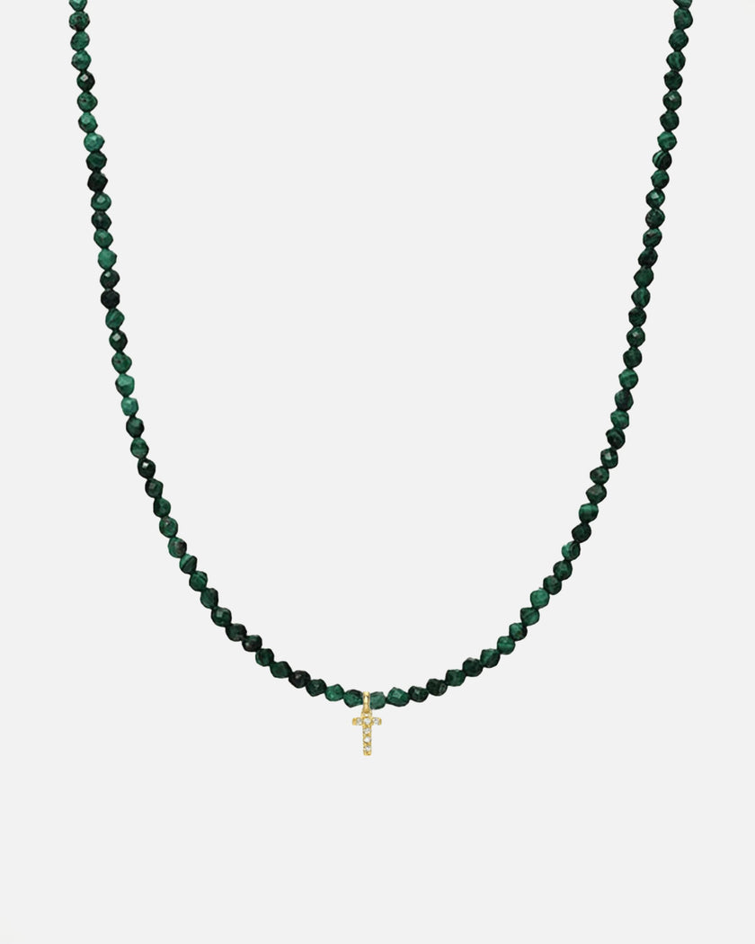 Malachite Bead Necklace