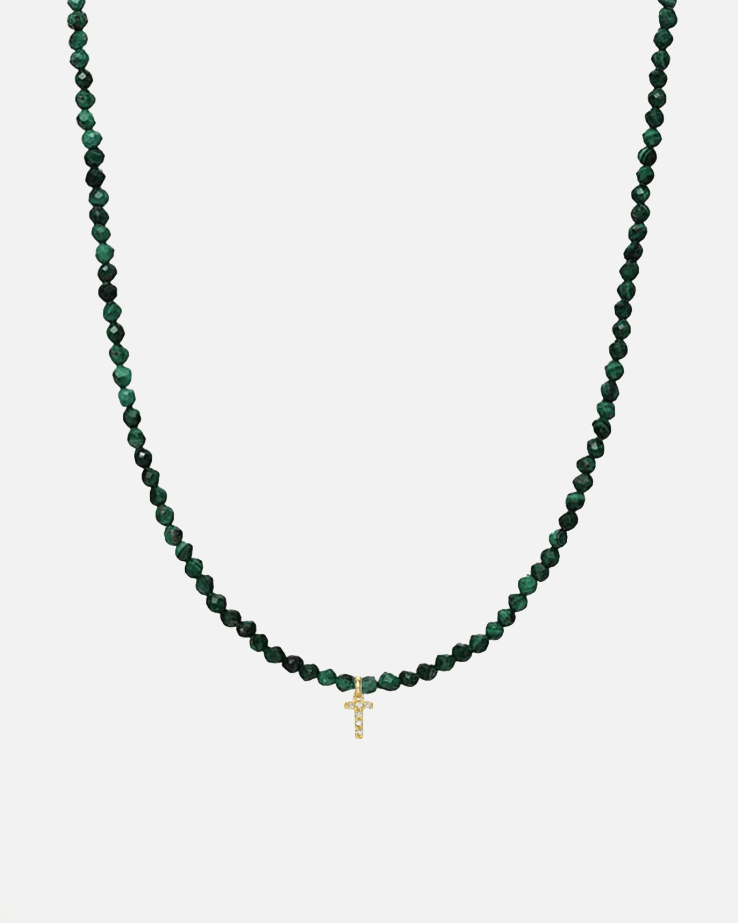 Malachite Bead Necklace