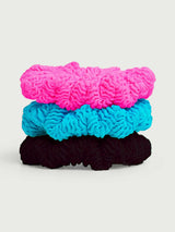 Crinkle Hair Scrunchie 3 Piece Set