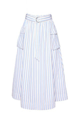 Lizzy Skirt in Heritage Stripe