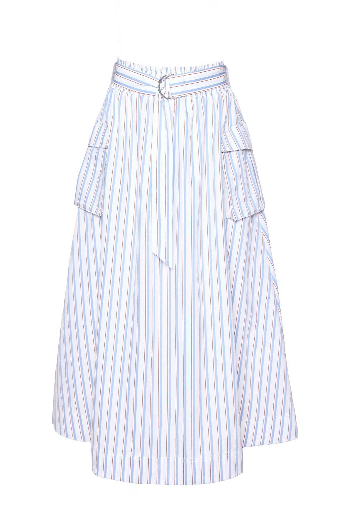 Lizzy Skirt in Heritage Stripe