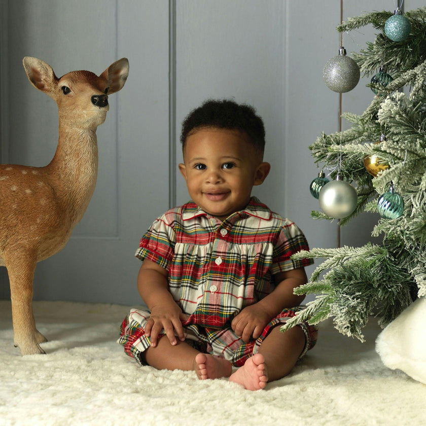 Tartan Flannel Babysuit