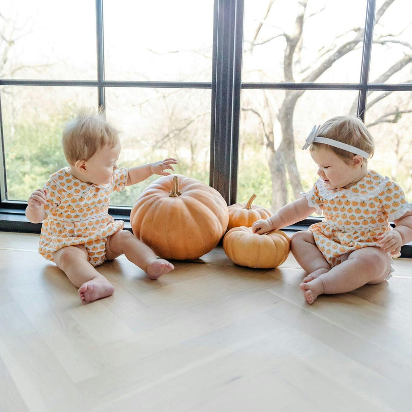Council Girls' Pima Cotton Bubble Harvest Pumpkin