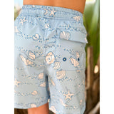Shirley Swim Shorts in Blue Shell
