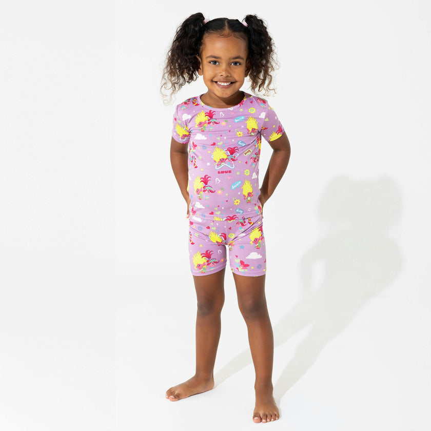 Trolls Valentine's Day Kids Bamboo Short Set