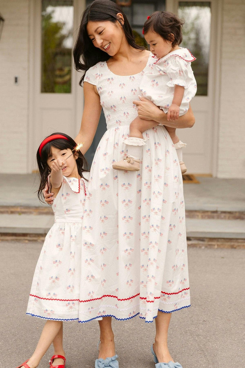 Baby Maisy Romper in Star Spangled