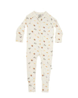 Modal Convertible Footy Pajamas in Petit Déjeuner