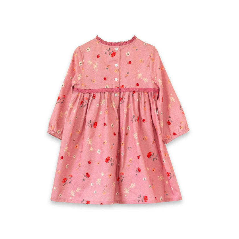 Priya Dress with Lace Trim | Sunday Pink