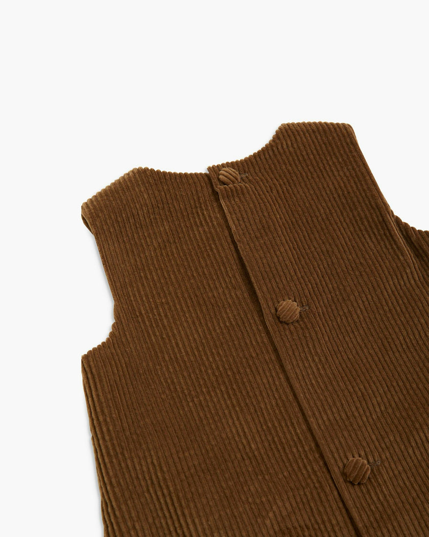 Pichi Dress Chestnut Corduroy