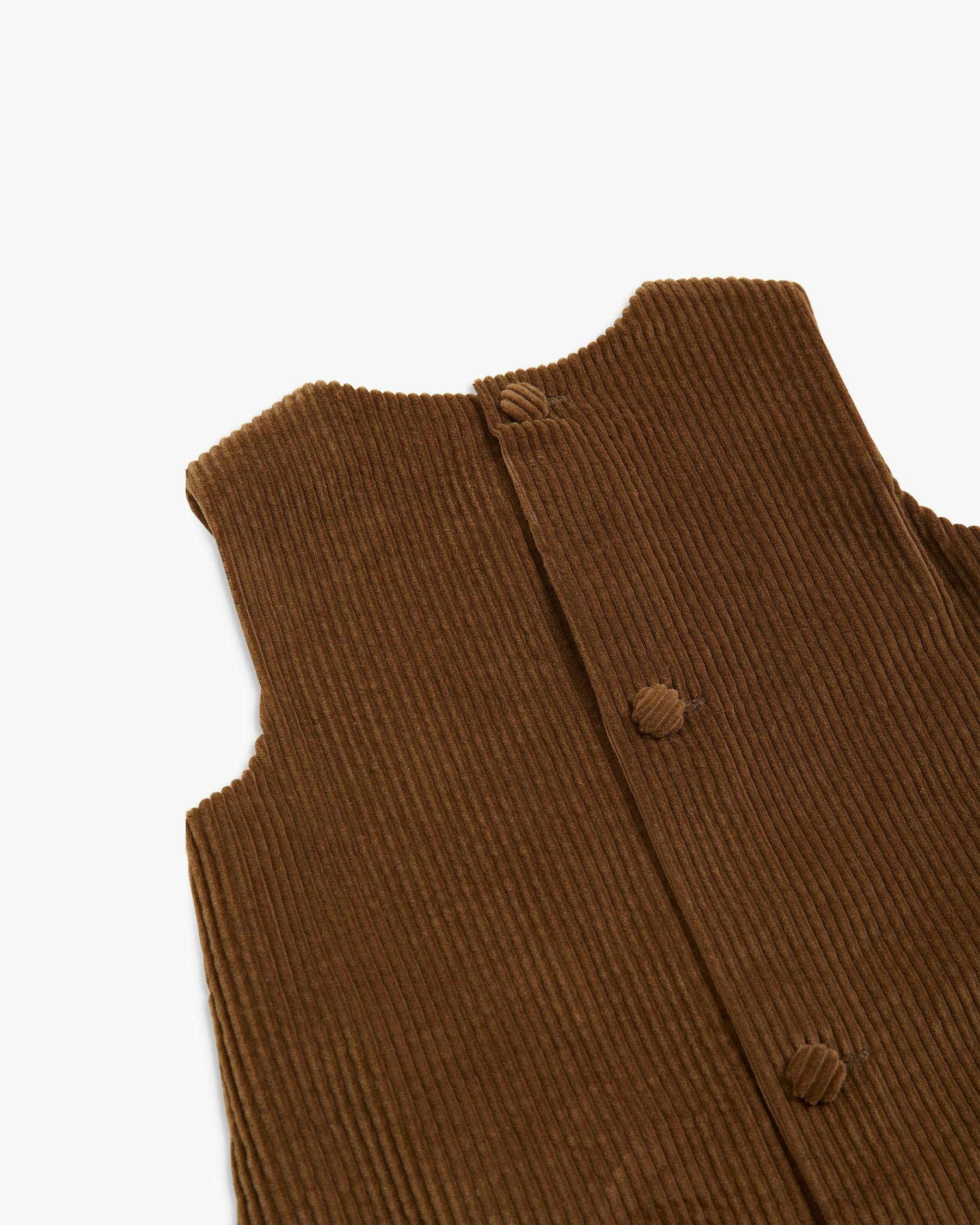 Pichi Dress Chestnut Corduroy