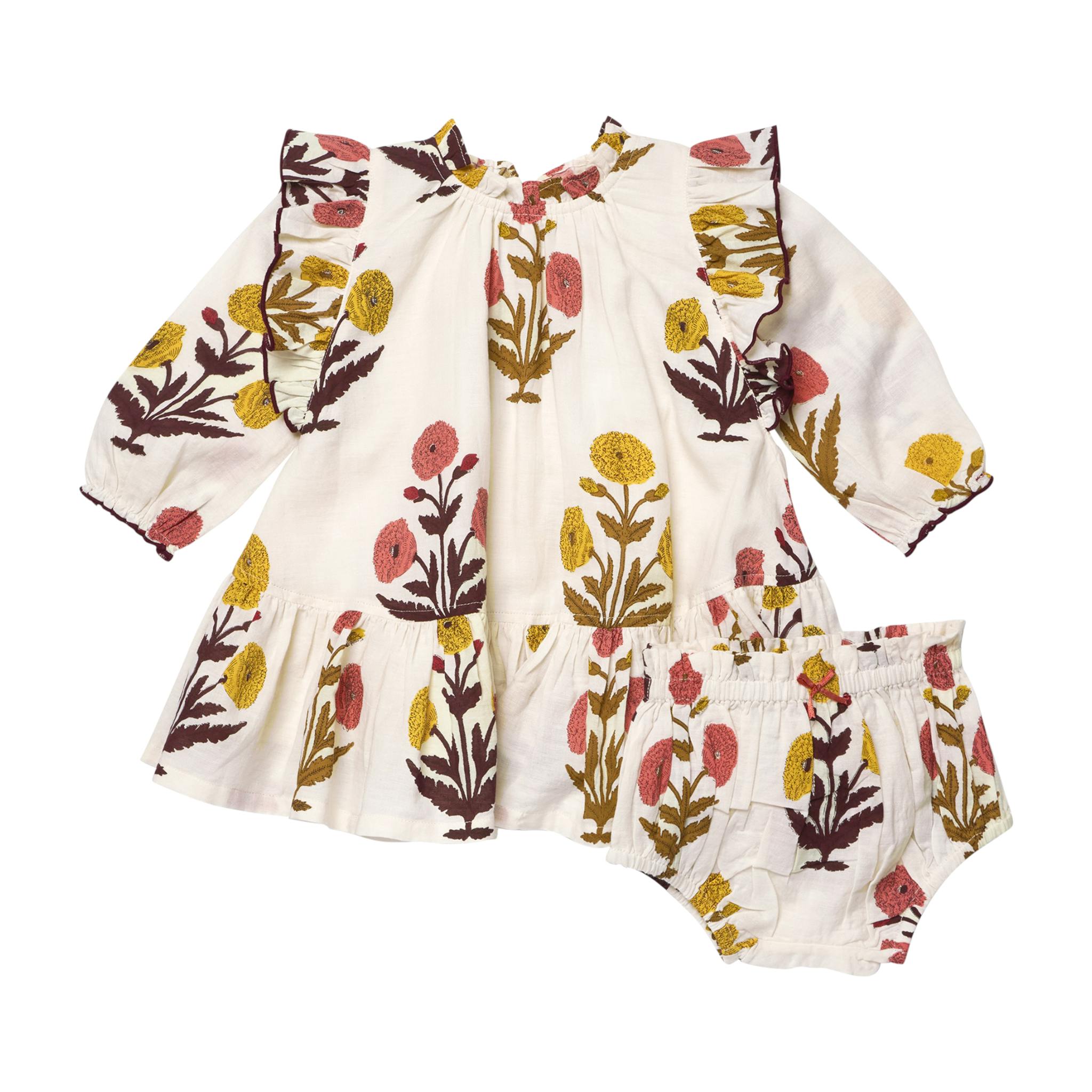 Baby Girls Harper Dress Set - Harvest Dandelion