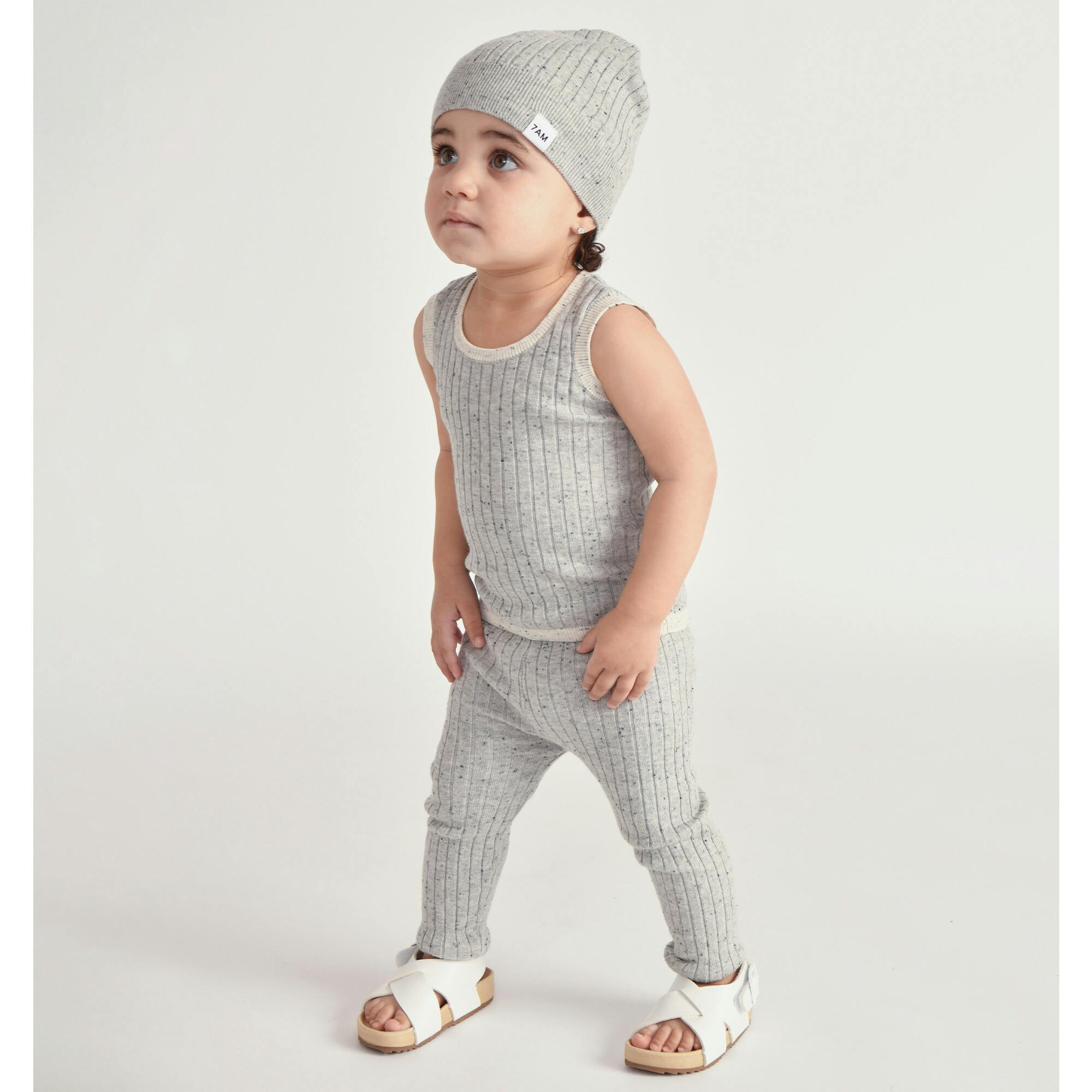 Ribbed Knit Retro Beanie