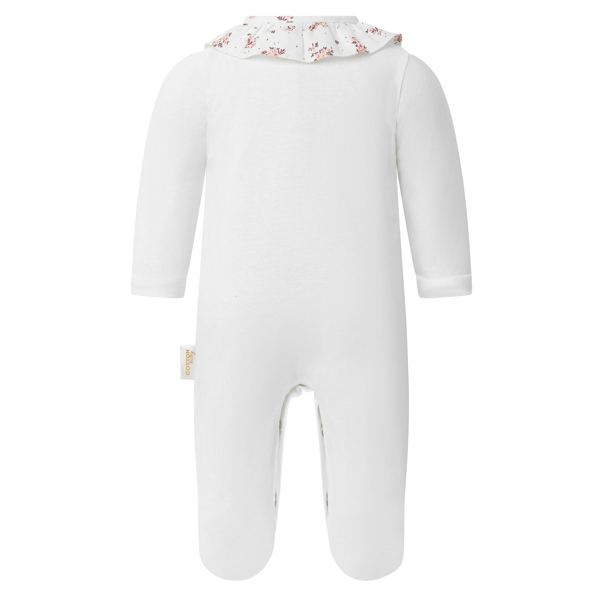 Floral Collar Babygro