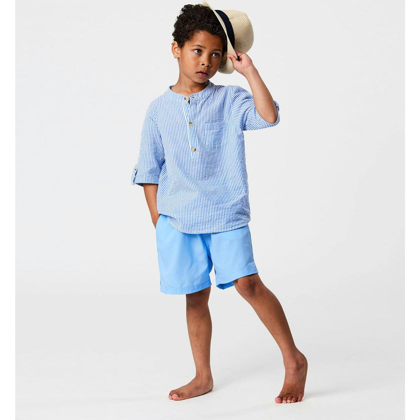 Frankie Seersucker Stripe Resort Shirt