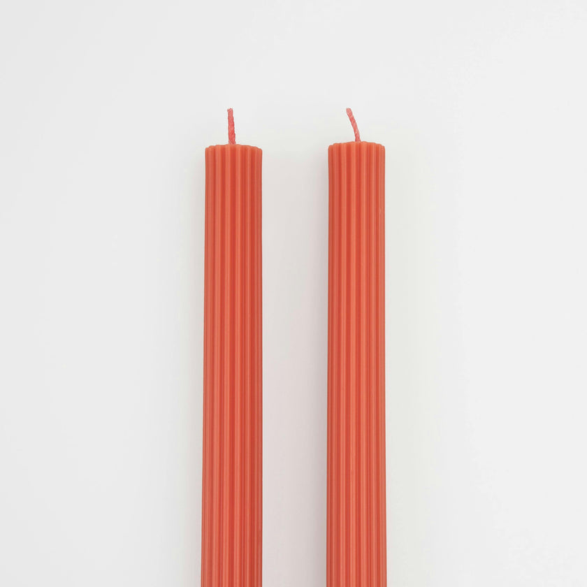 Coral Table Candles