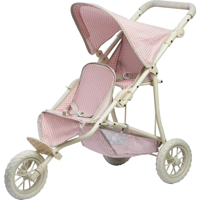 Olivia's Little World Two Doll Jogging-Style Stroller