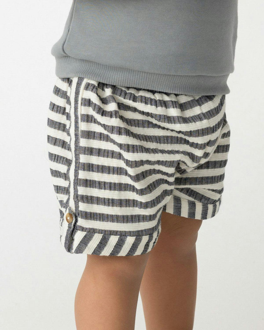 Kaatio Shorts | Blue Marine - White Striped