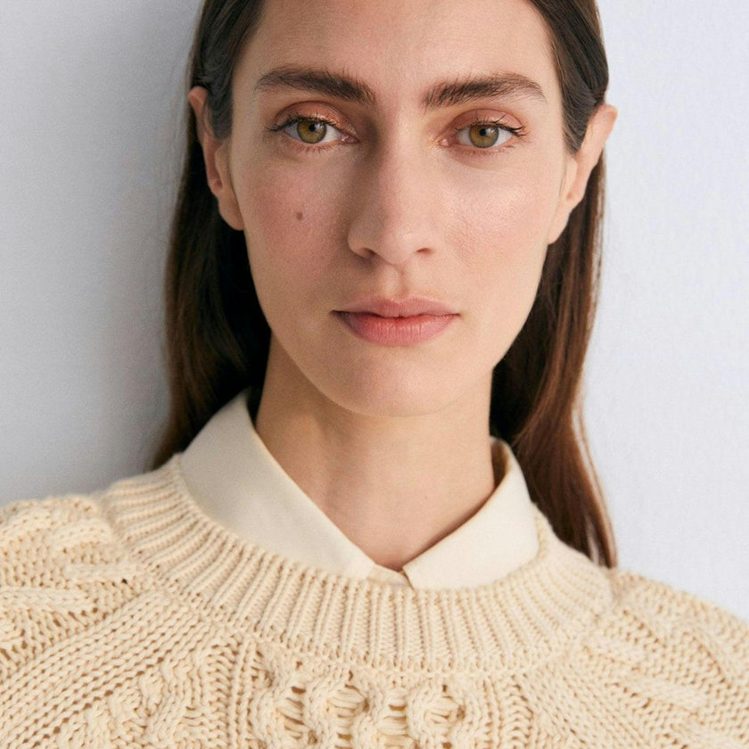 Quios Woman Jumper Macadamia
