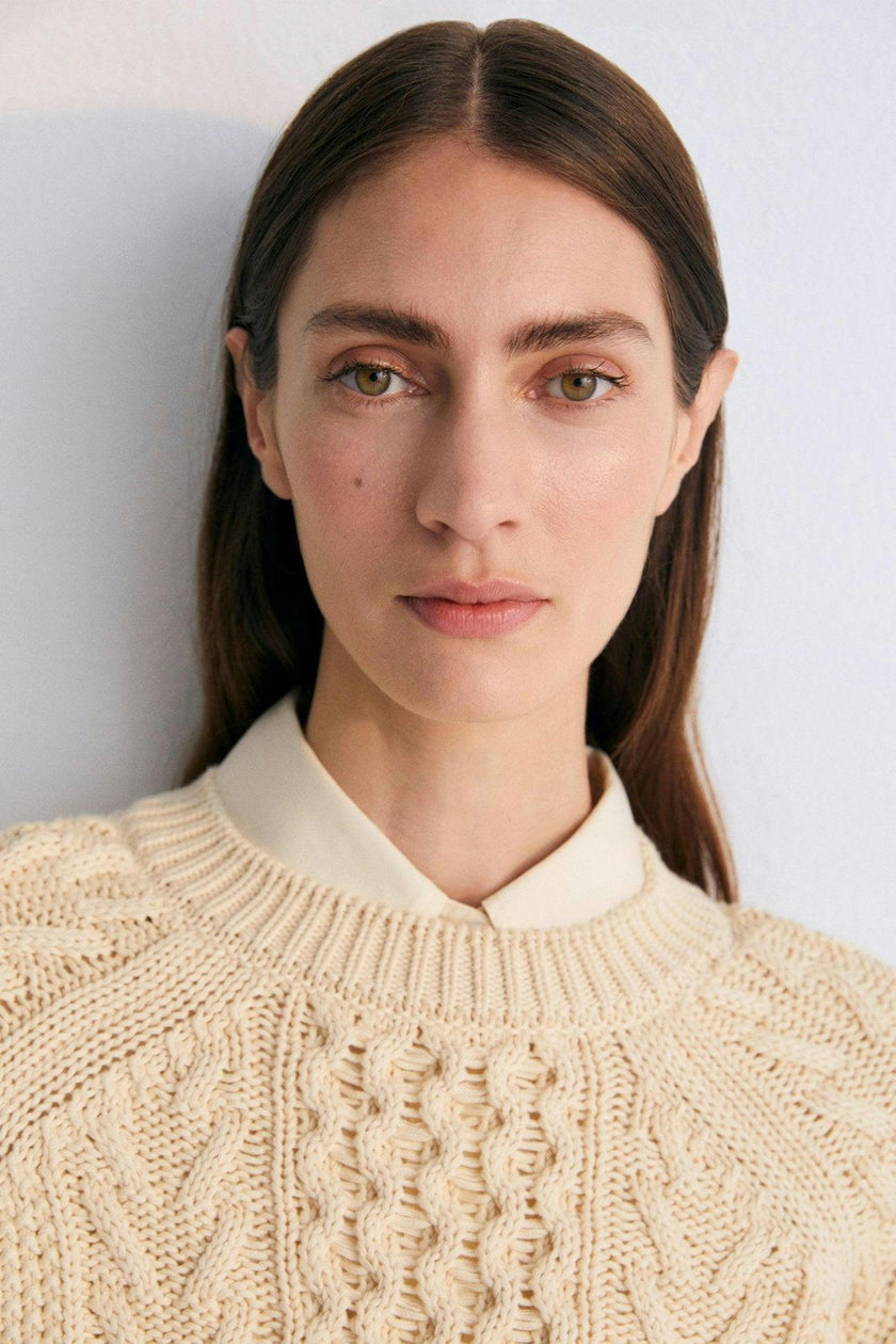 Quios Woman Jumper Macadamia