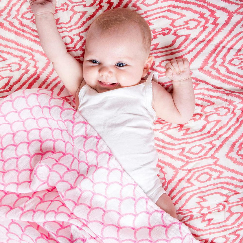 Organic Cotton Muslin Swaddle