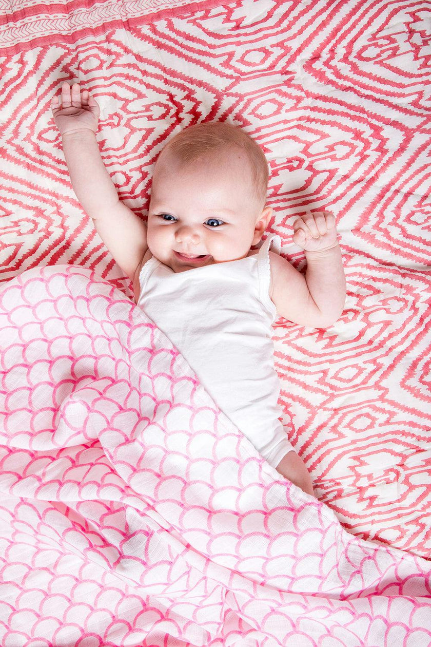 Organic Cotton Muslin Swaddle