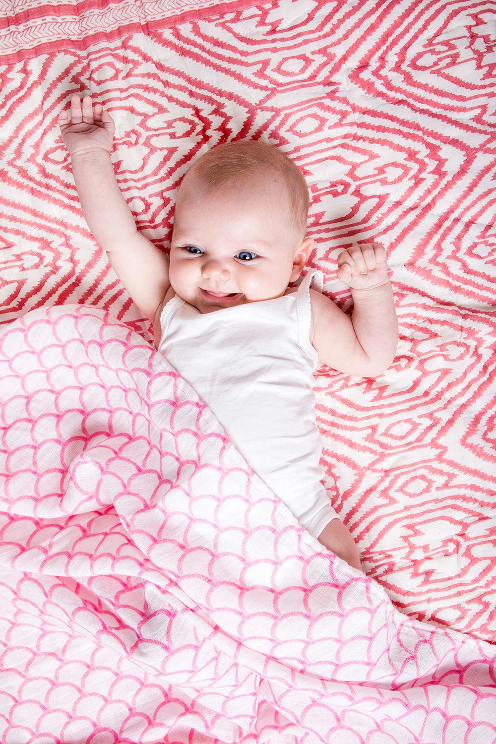 Organic Cotton Muslin Swaddle