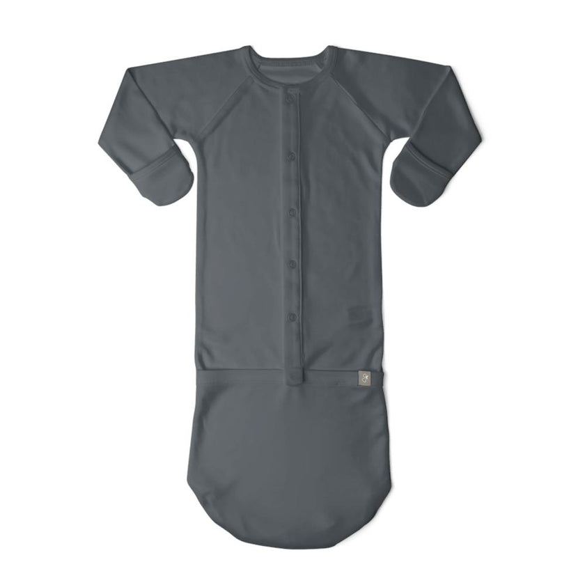 24 HOUR CONVERTIBLE GOWN | MIDNIGHT — Bamboo Organic Cotton Blend