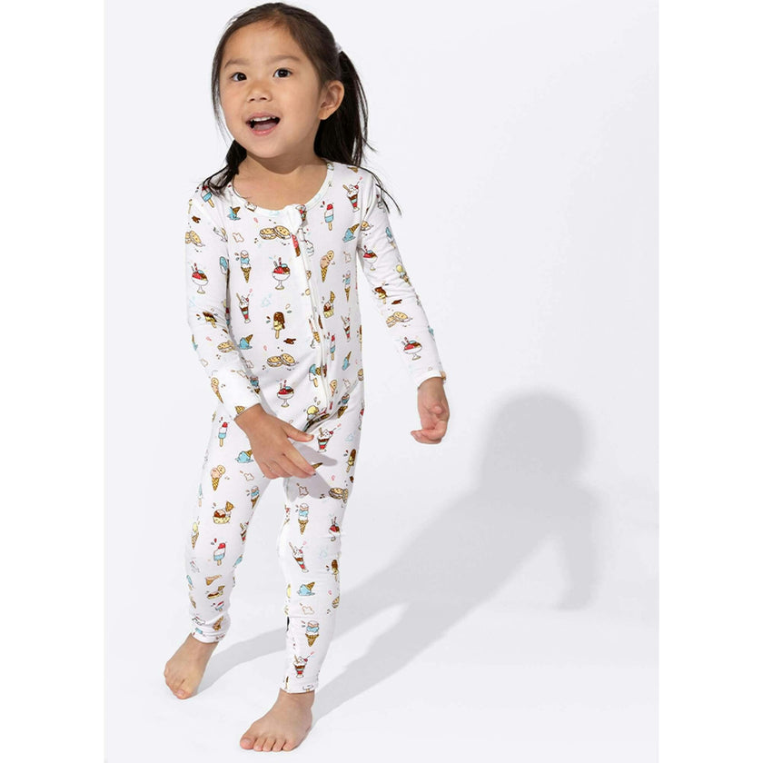 Ice Cream Bamboo Convertible Footie