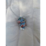 Frosted Blue Dahlia Ornament