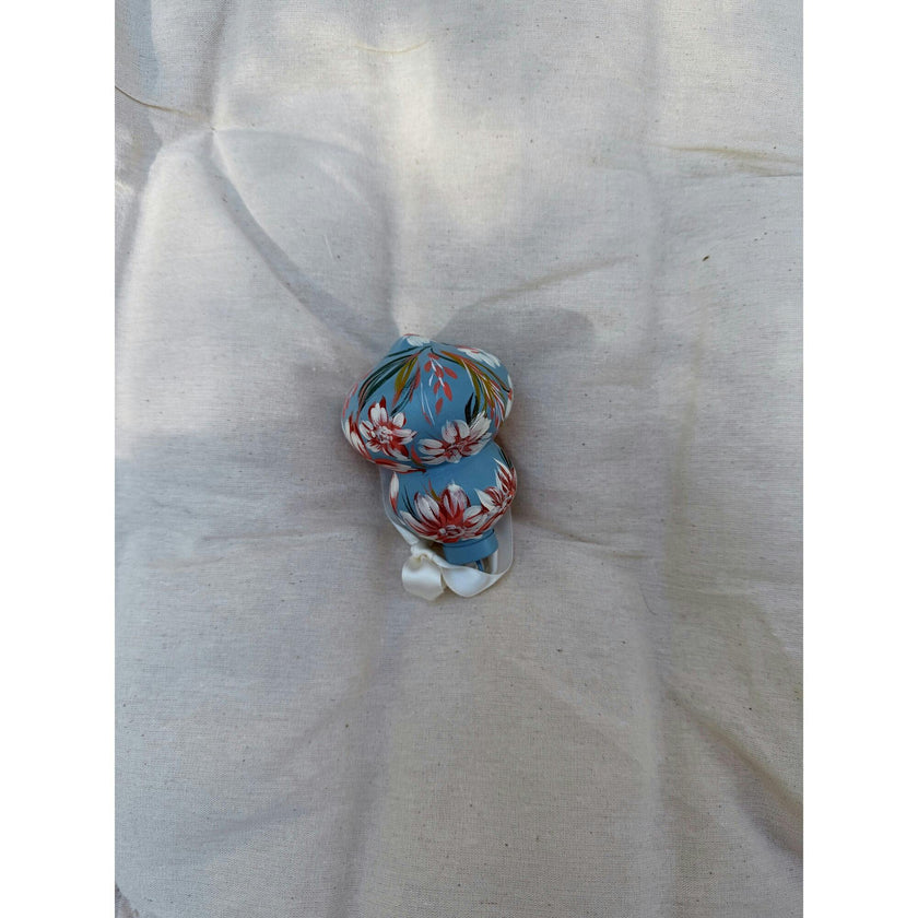 Frosted Blue Dahlia Ornament
