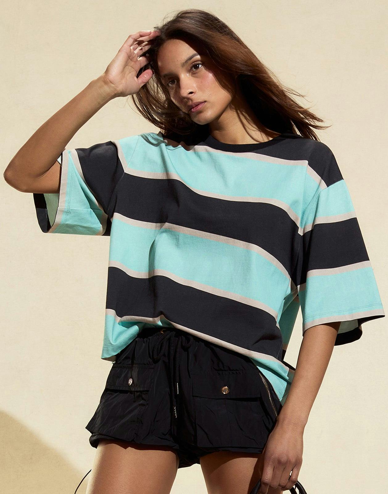 Malibu Striped Tee