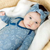 Newborn Knotted Gown - Hogwarts