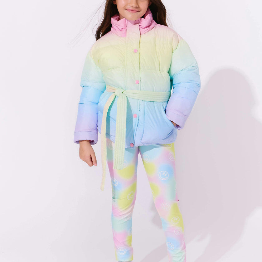 Rainbow Smiley Leggings