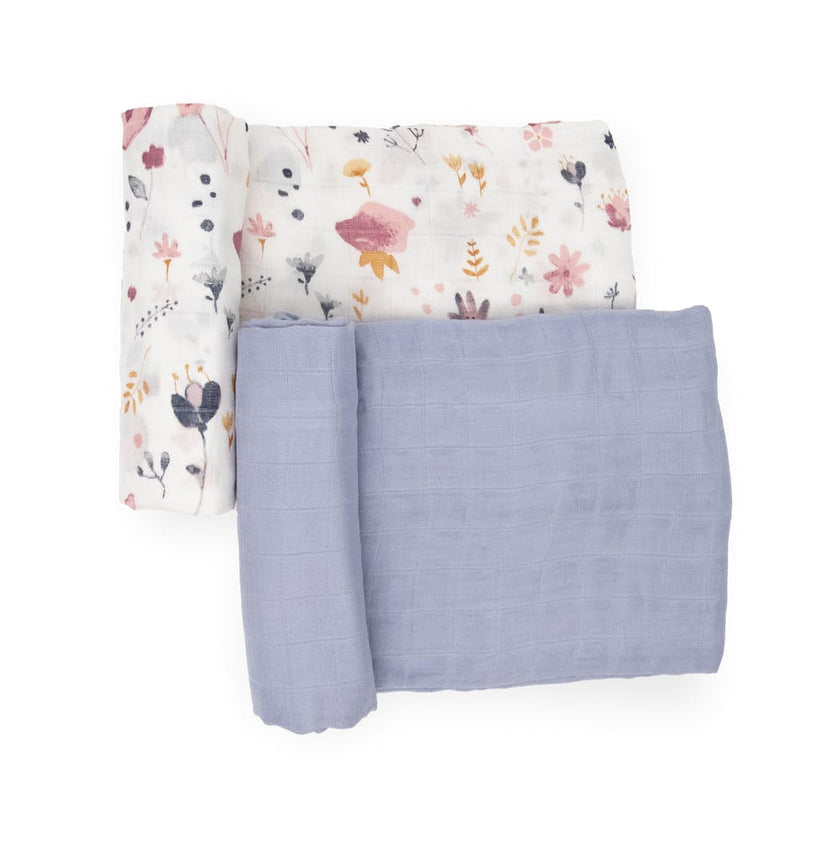 Deluxe Muslin Swaddle Blanket 2 Pack - Fairy Gardens
