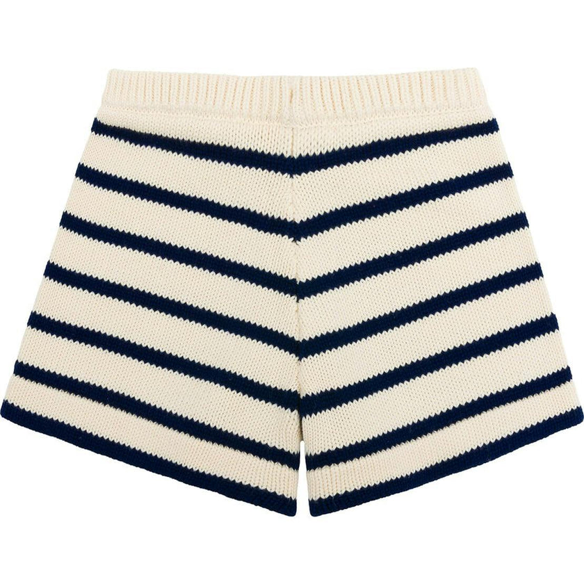 Unisex Breton Stripe Knit Short