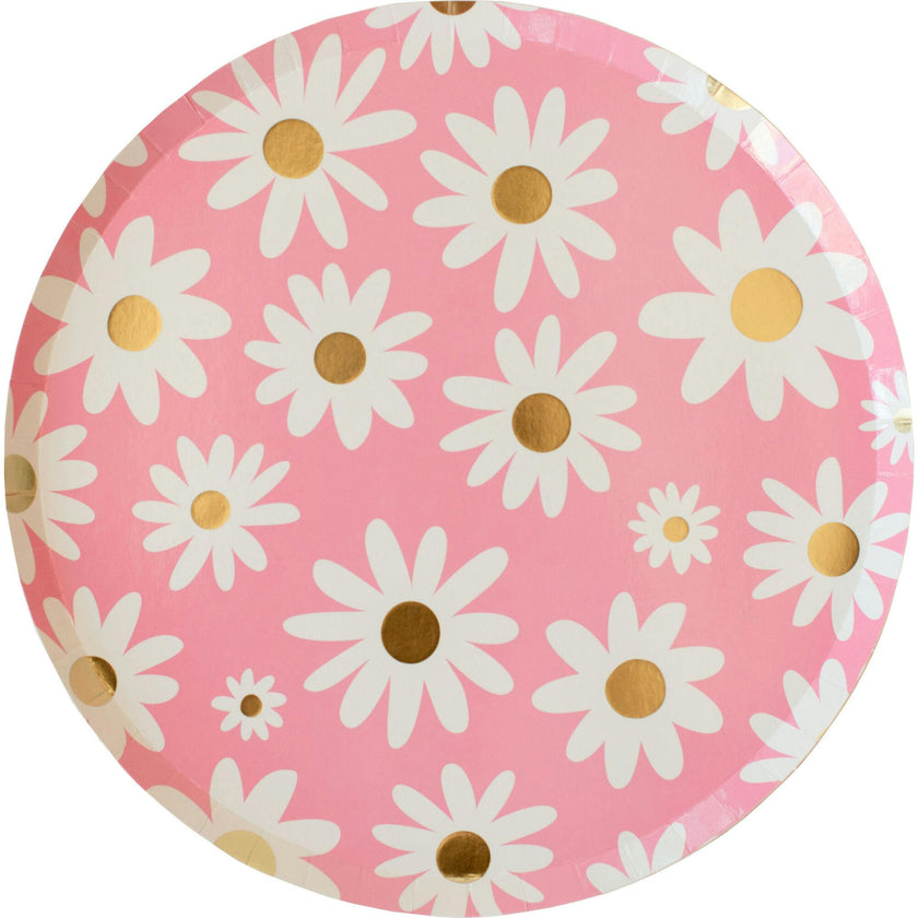 Peace & Love Daisy Dinner Plates
