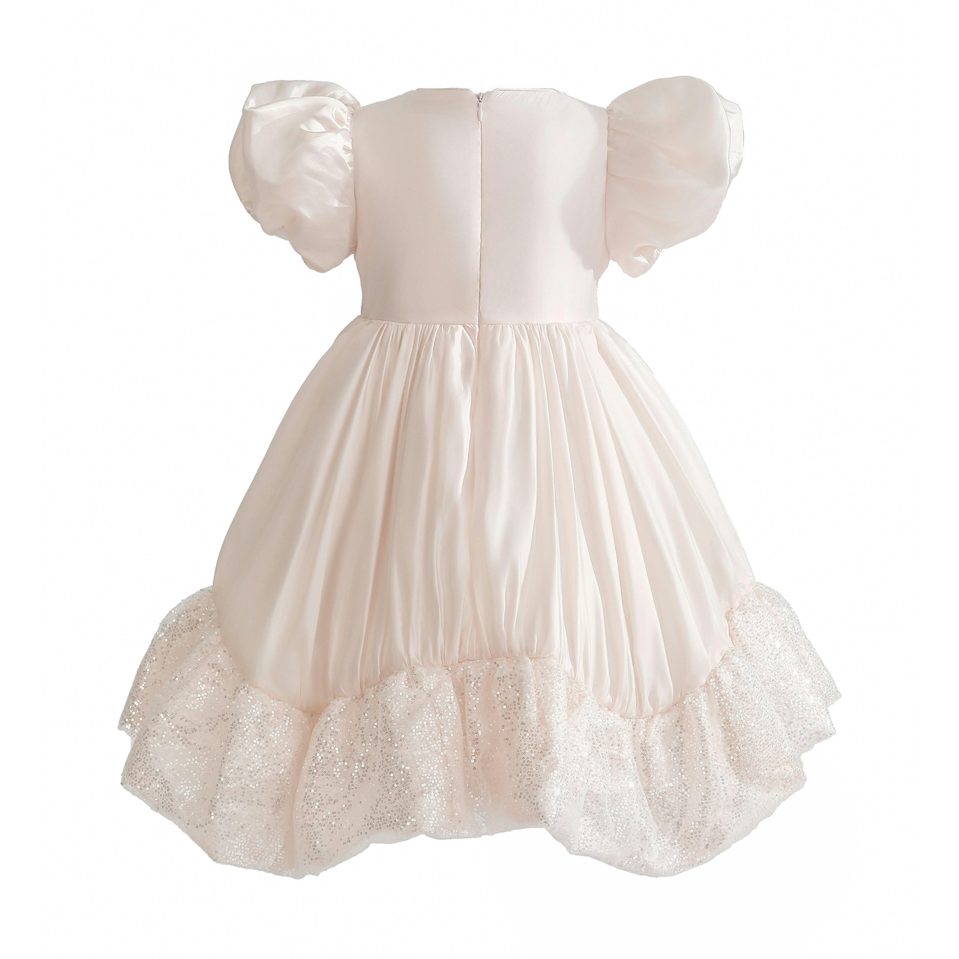 Pink Aurora Glitter Party Dress