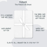 FRANKIE 2-Pack Fitted Crib Sheet