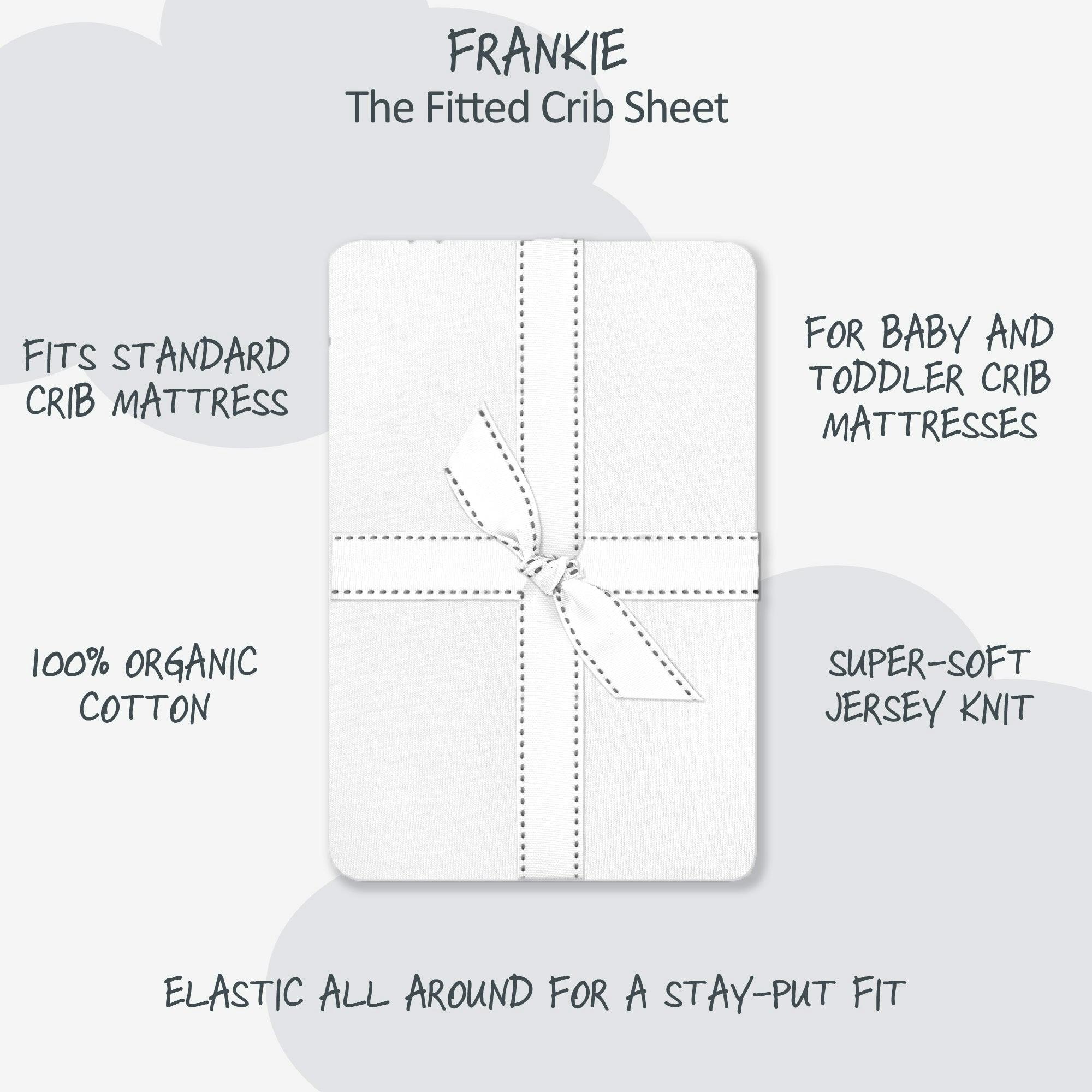 FRANKIE 2-Pack Fitted Crib Sheet