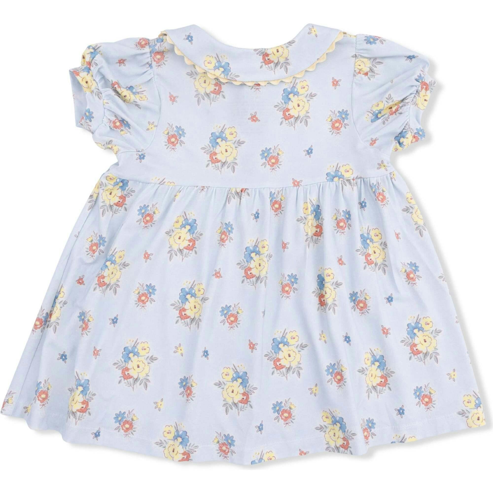 Country Stitch Floral - Betty Dress Puff Sleeve with Bloomer