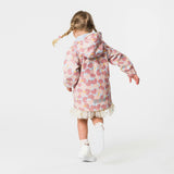 Recycled Waterproof Raincoat, Pink