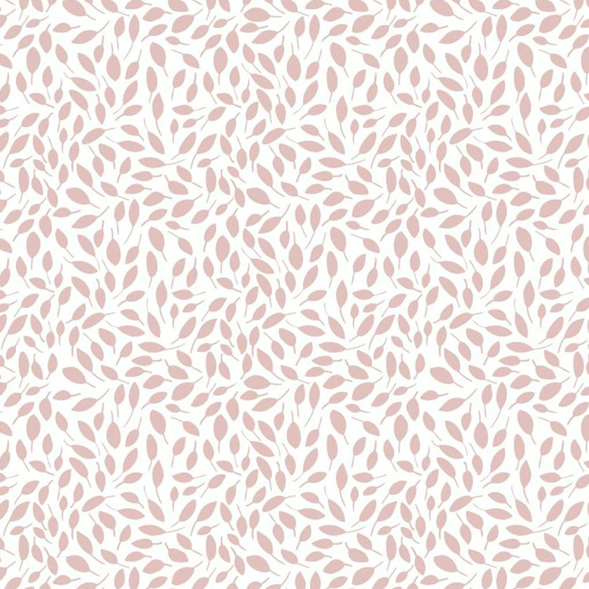 Pink Leaves Pima Baby Pajama