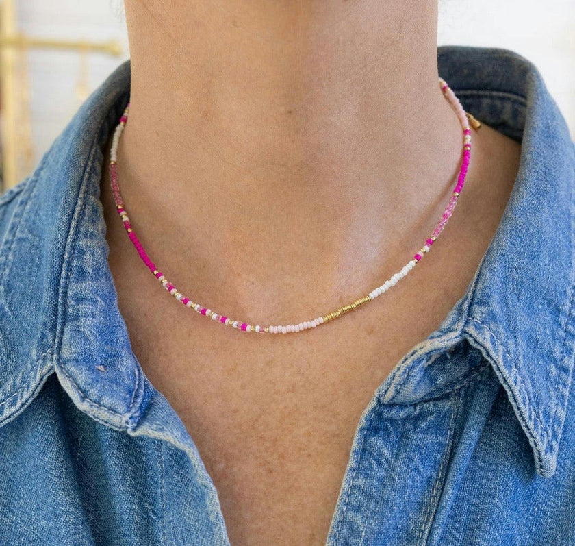 Kokomo Tiny Beaded Necklace